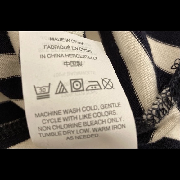 NWT J.Crew short sleeve striped cotton dress - Picture 7 of 8